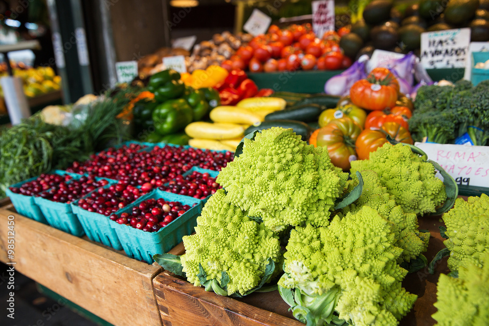 fresh fruit and vegetable market