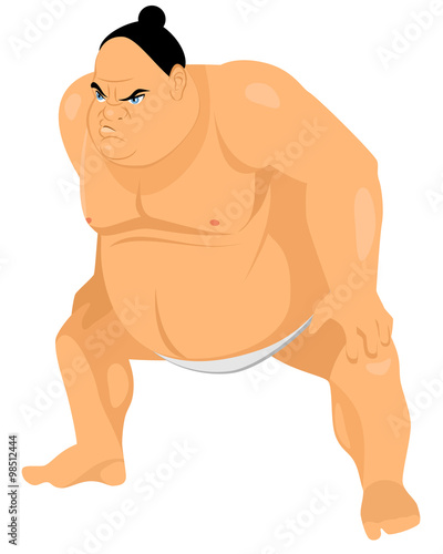 Big sumo wrestler