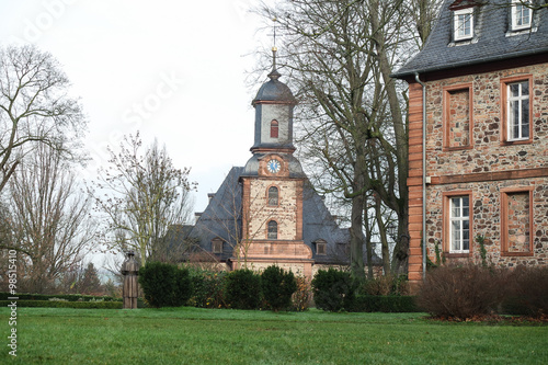 Kirche von Langenselbold im Main-Kinzig-Kreis