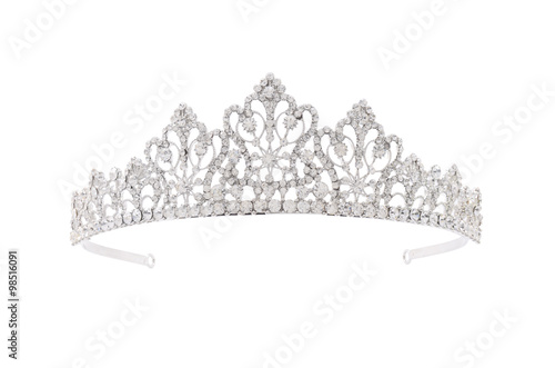 tiara on a white background