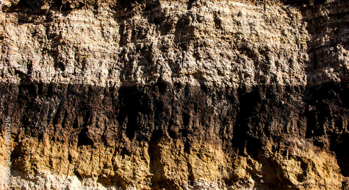 Geological cut.