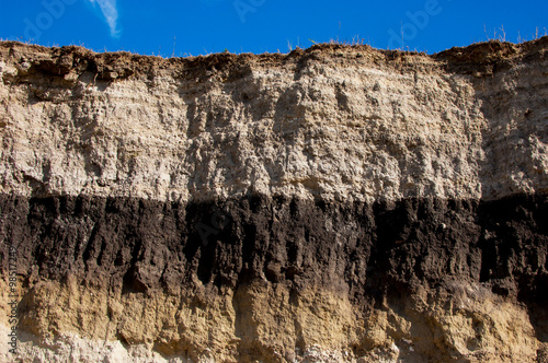 Geological cut.