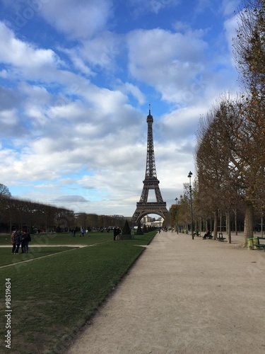 Inverno a Parigi, Torre Eiffel