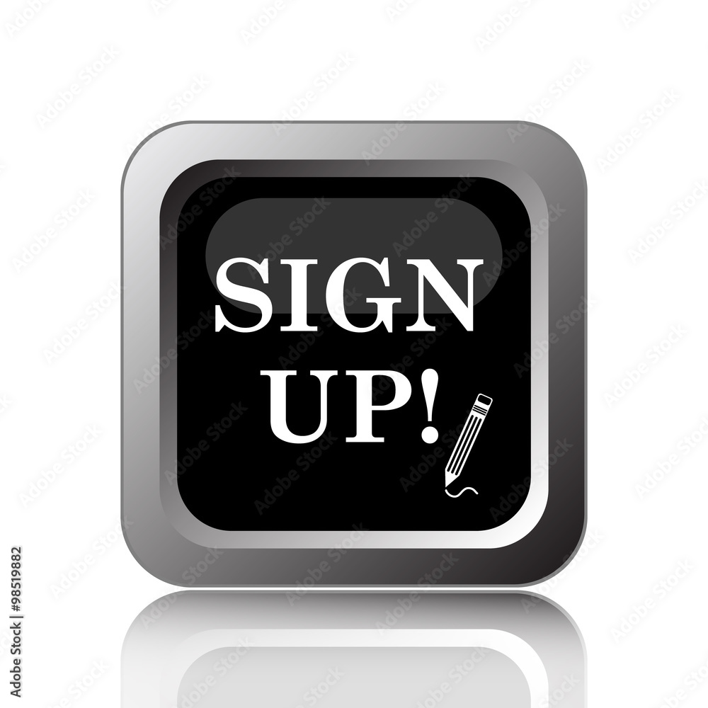 Sign up icon Sign up icon