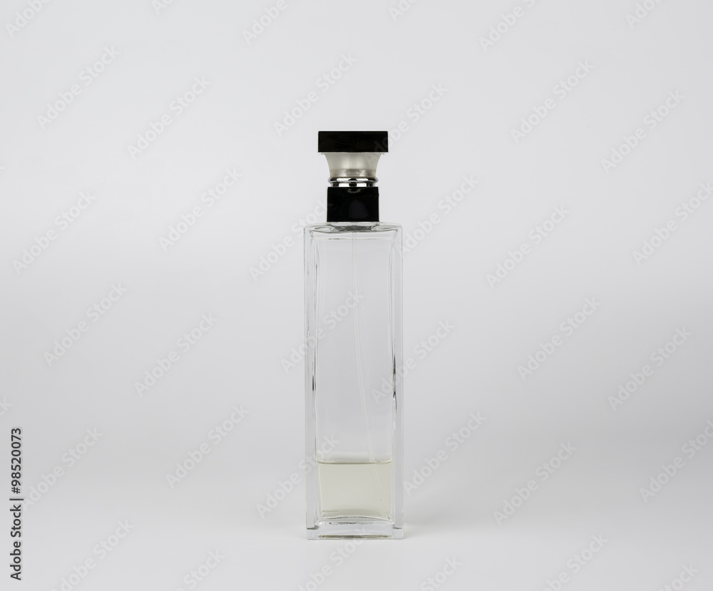 Perfume bottle on a white background Perfume bottle on a white background