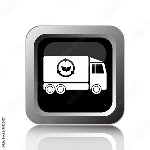 Eco truck icon