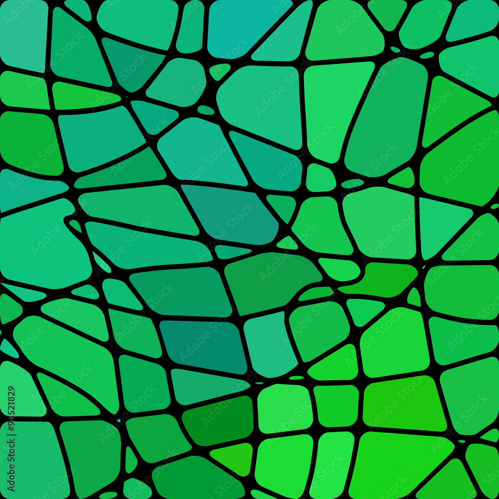 Naklejka premium abstract vector stained-glass mosaic background