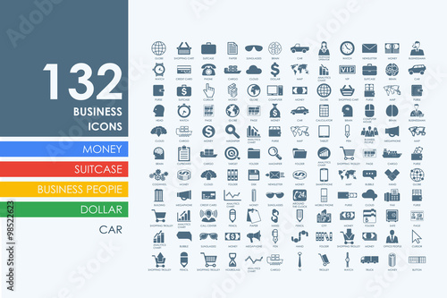 Set of business icons