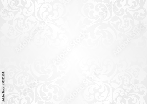 white background with vintage pattern