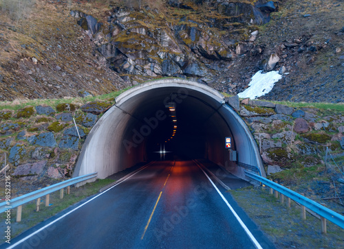 Tunnel on the mountain road