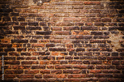 aged brick wall.