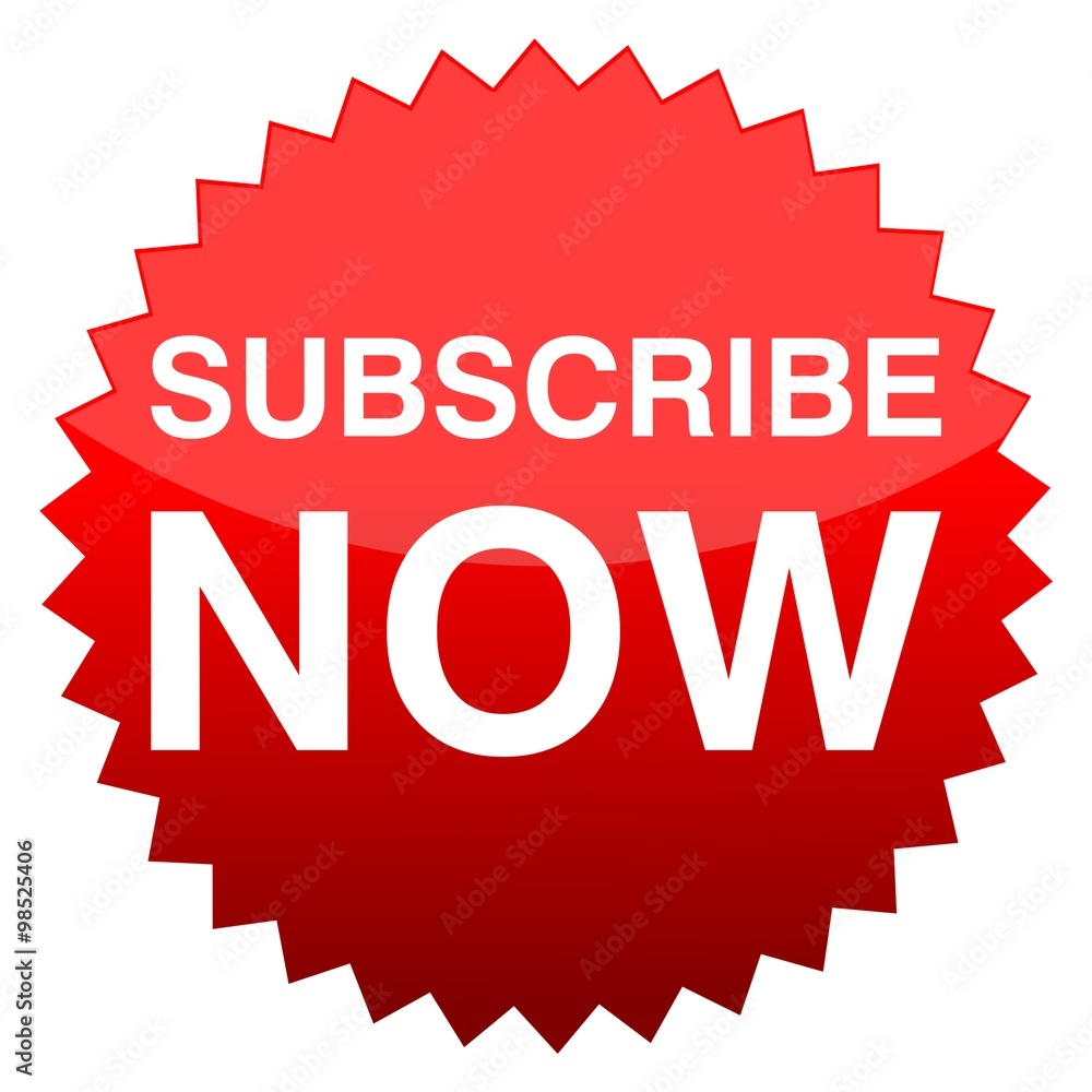 Red button subscribe now Red button subscribe now