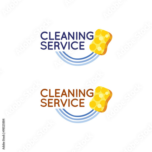 Logo for cleaning service