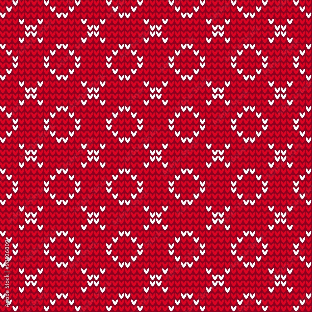 Knitted geometric seamless pattern. Vector EPS 10. Knitted geometric seamless pattern. Vector EPS 10.