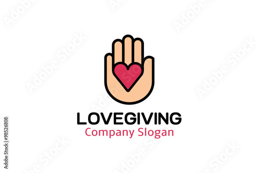 Love Giving Design Illustration