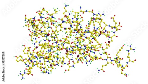 Molecular structure of prion photo