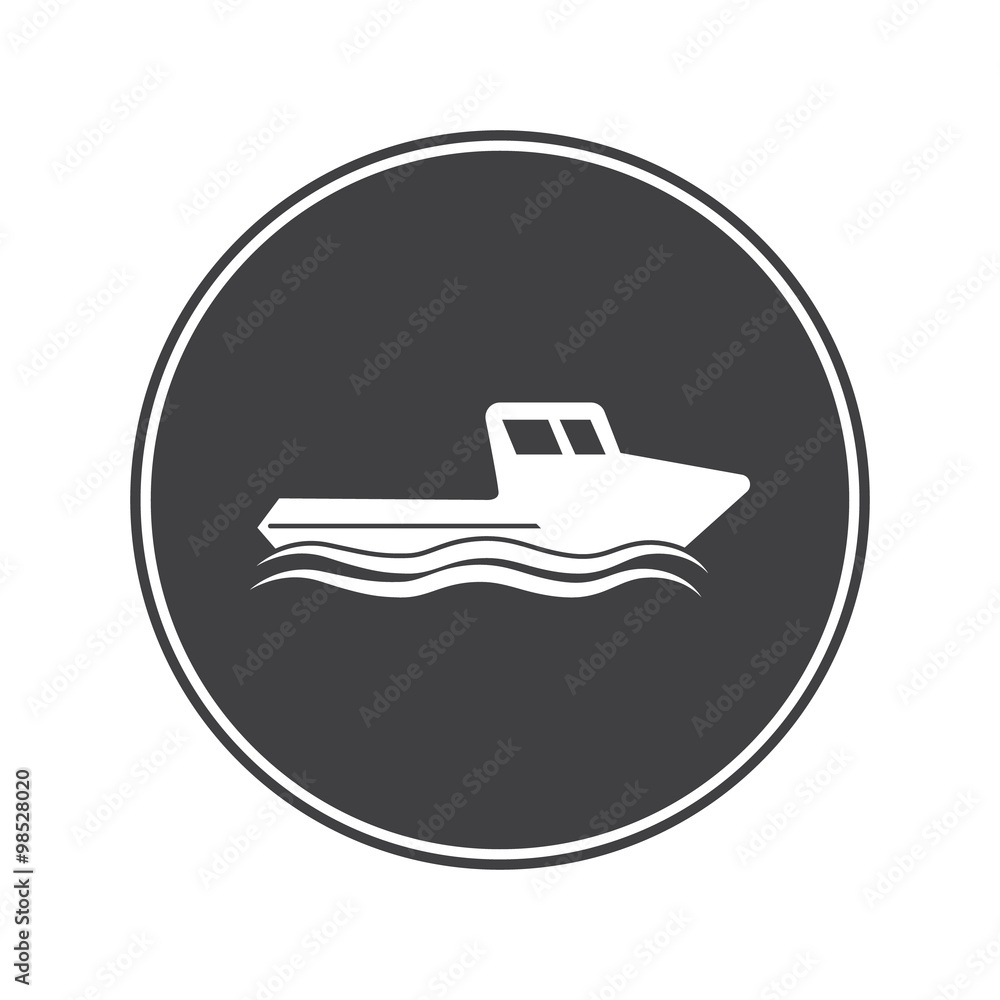 Fishing boat icon Fishing boat icon