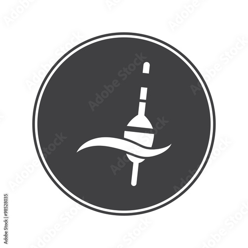 Fishing float icon