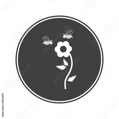 Flower pollination icon