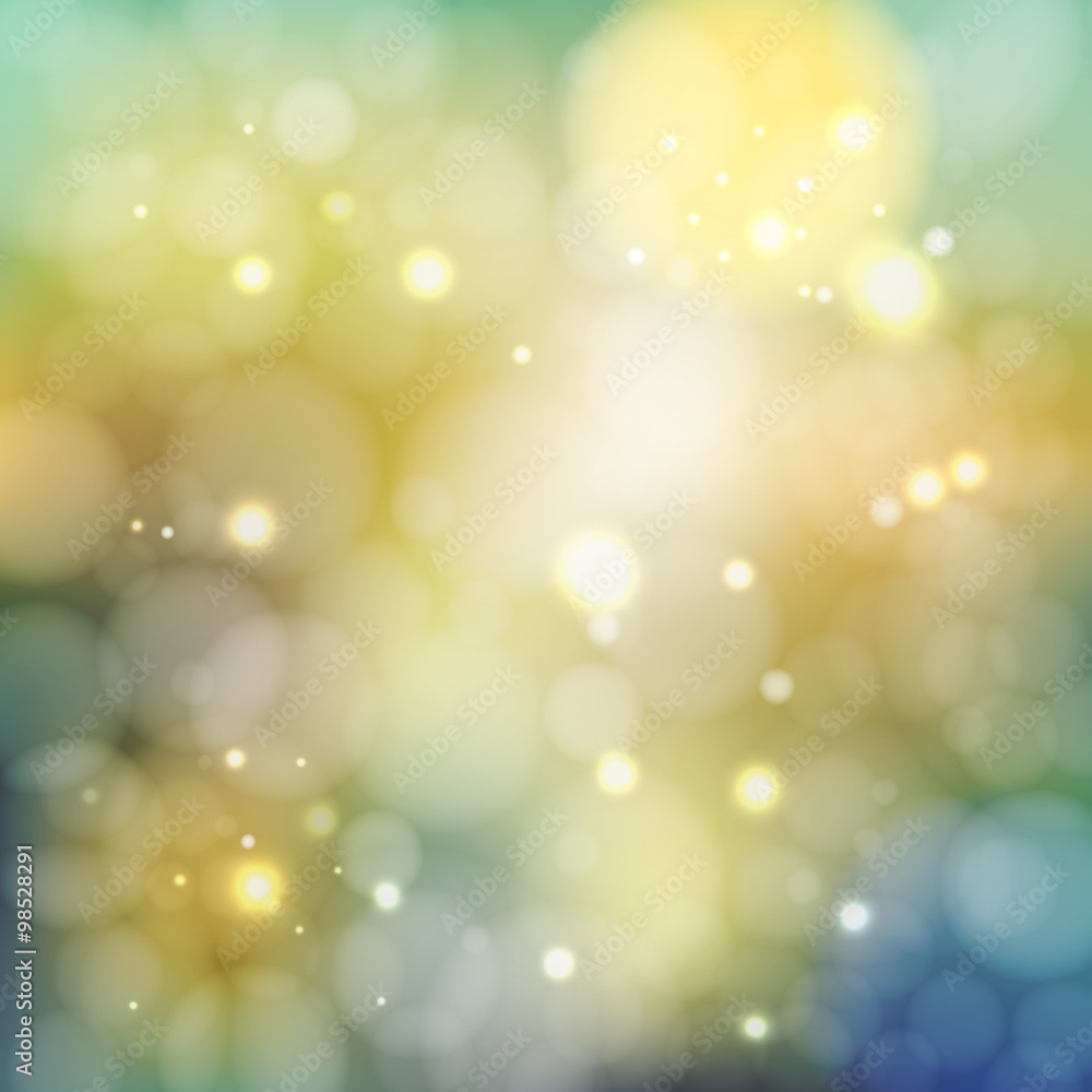 Blurred Defocused Background with lights. Blurred backdrop. Abstract Bokeh style vector illustration Blurred Defocused Background with lights. Blurred backdrop. Abstract Bokeh style vector illustration