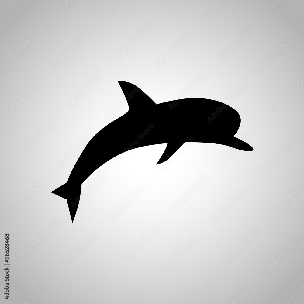 Fototapeta premium Dolphin icon