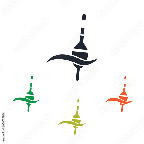 Fishing float icon