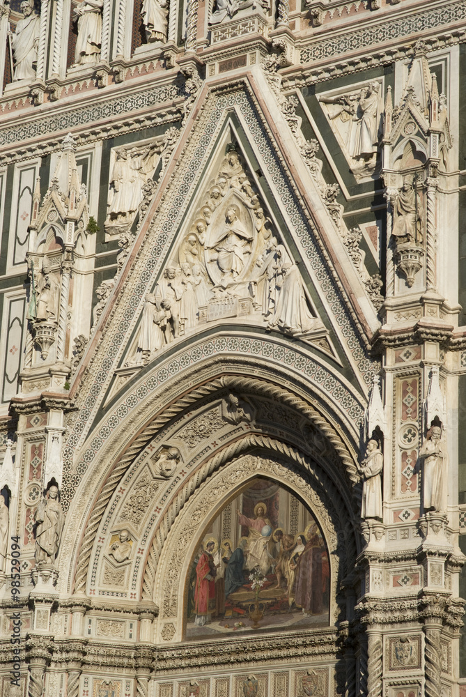 Architectural details of Florence Cathedral