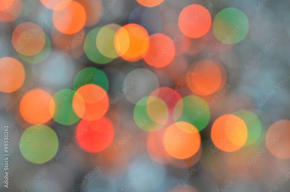 Abstract christmas blurred background