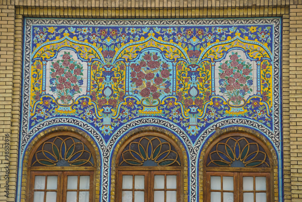 Beautiful building in  Golestan Palace, Tehran,Iran.
