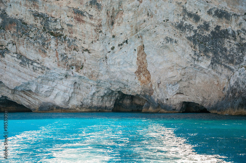 Blue caves on Zakynthos Island © mkos83