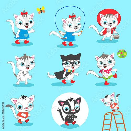 Kot - różne postaci