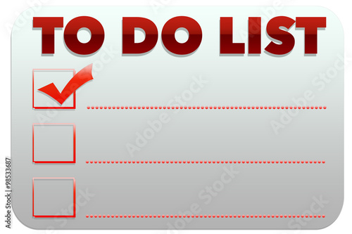 To Do List Sign