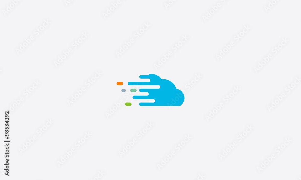 data cloud tech logo vector data cloud tech logo vector