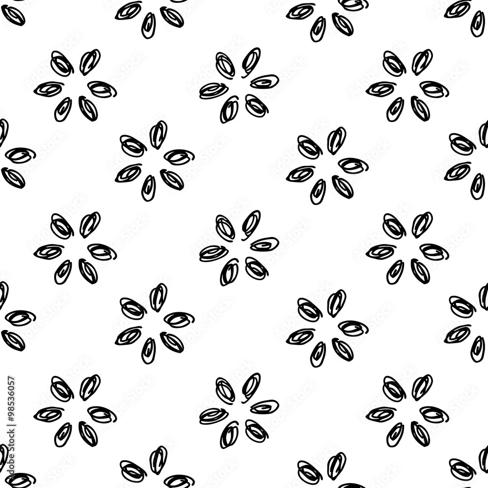 Seamless floral pattern. Vector illustration. Seamless floral pattern. Vector illustration.