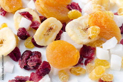 tropical dried fruits photo