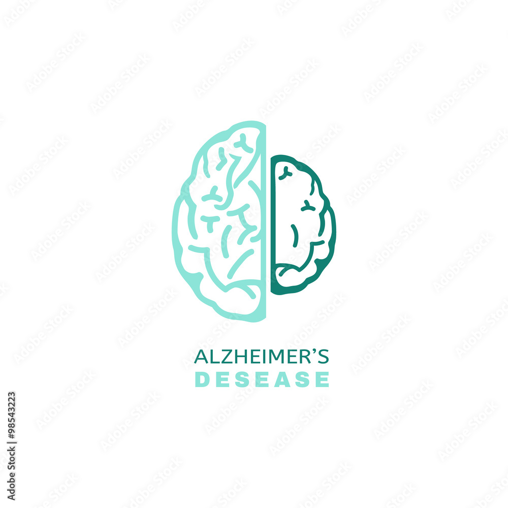 Alzheimers Icon vector Alzheimers Icon vector