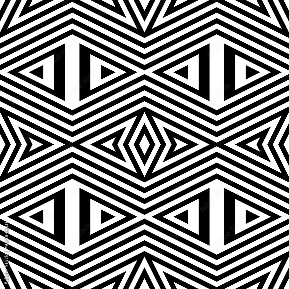 Design seamless monochrome diamond pattern Design seamless monochrome diamond pattern