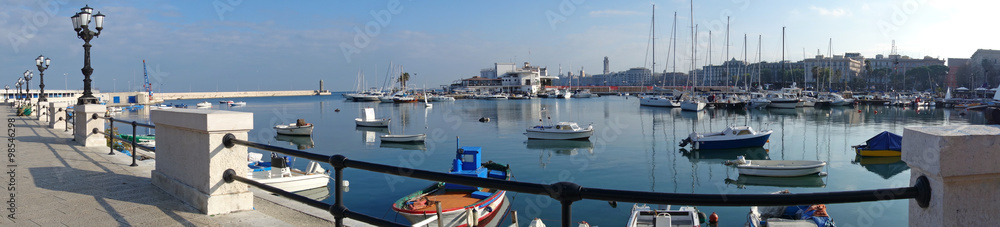 Panoramic view of Bari. Puglia. Italy.