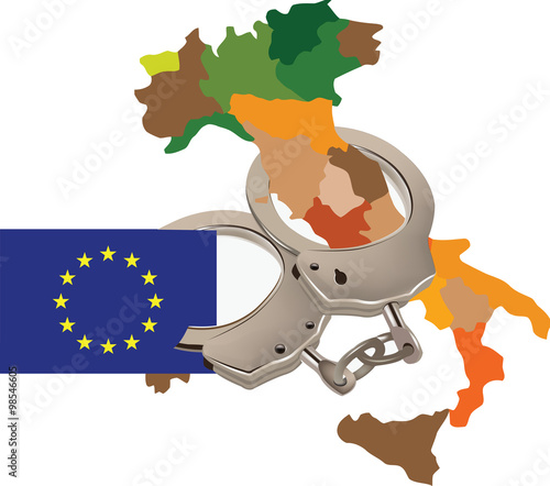 manette arrestato bloccaggio