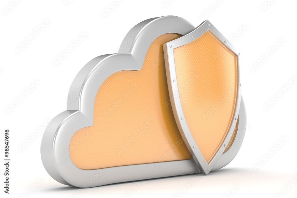 cloud and shield, cloud security concept cloud and shield, cloud security concept