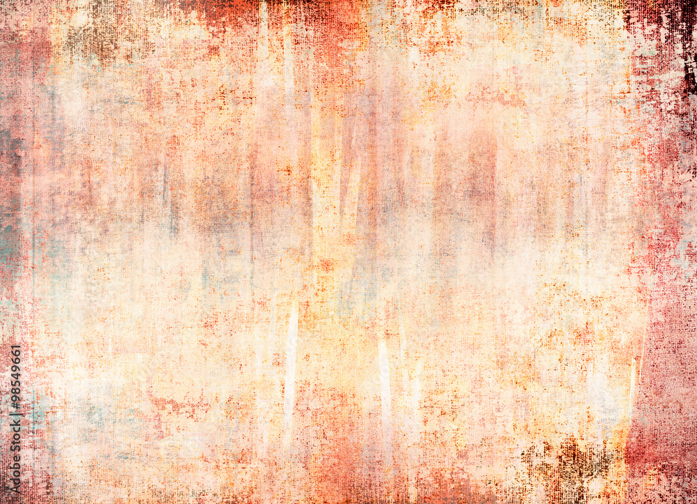 Light warm colored painted canvas texture.