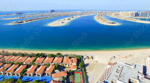 Dubai Jumeirah Palm  aerial view