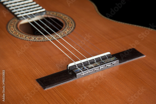 Classical guitar acoustic made by luthier Luciano Queiroz photo