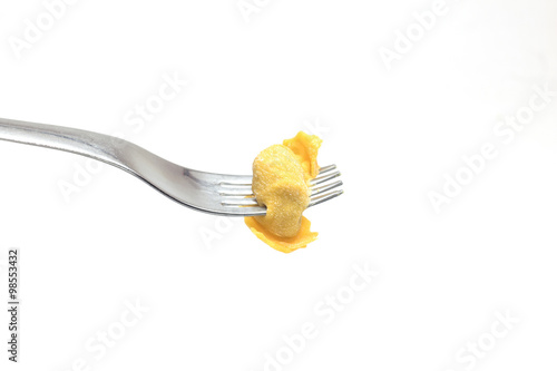 tortellino in forchetta photo