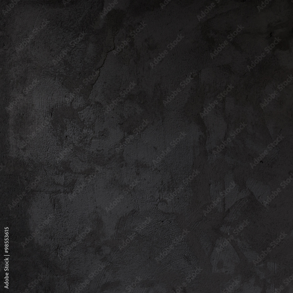 Fototapeta premium cement mortar black wall, concrete texture background