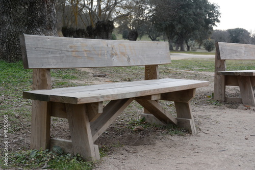 Banco en el parque