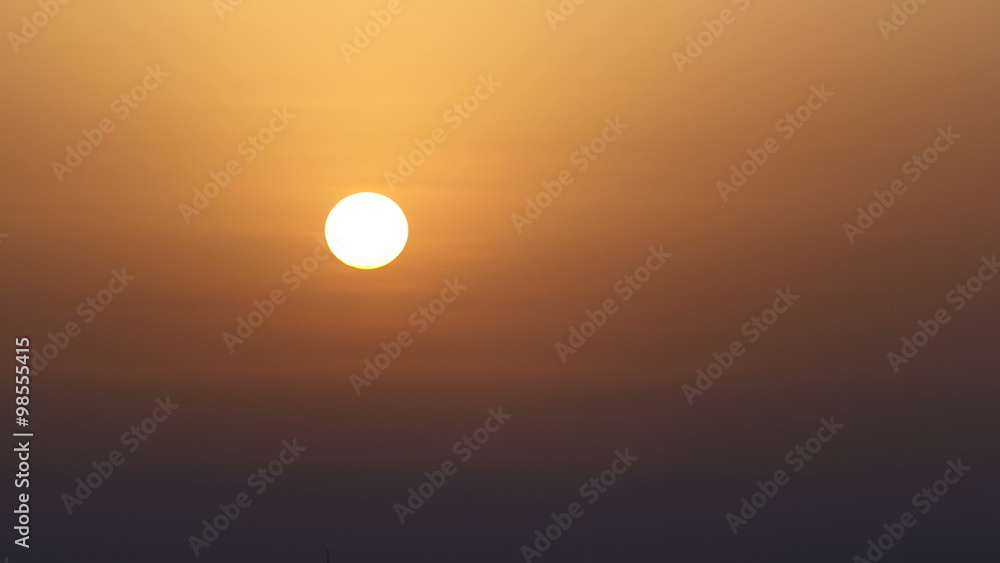 Sunrise in Ajman from rooftop timelapse. Ajman is the capital of the emirate of Ajman in the United Arab Emirates Sunrise in Ajman from rooftop timelapse. Ajman is the capital of the emirate of Ajman in the United Arab Emirates