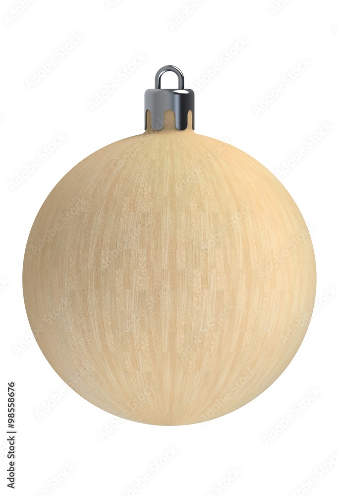 laminate floor texture christmas ball isolated on white background
