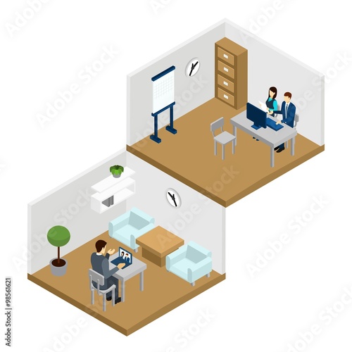  People Online Illustration 