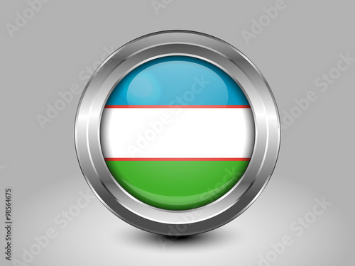 Uzbekistan Variant Flag. Metal Round Icon Free Download Uzbekistan Variant Flag. Metal Round Icon - GFXLoad